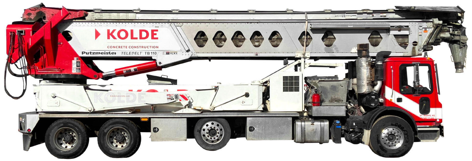 Kolde Equipment - Putzmeister 110 Telebelt Truck